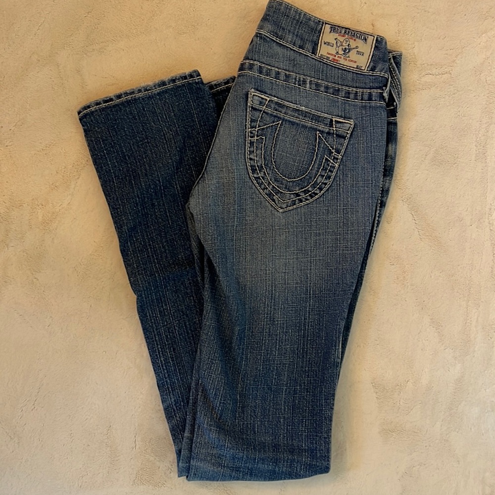 True Religion Johnny Jeans//Size 25//Light Wash